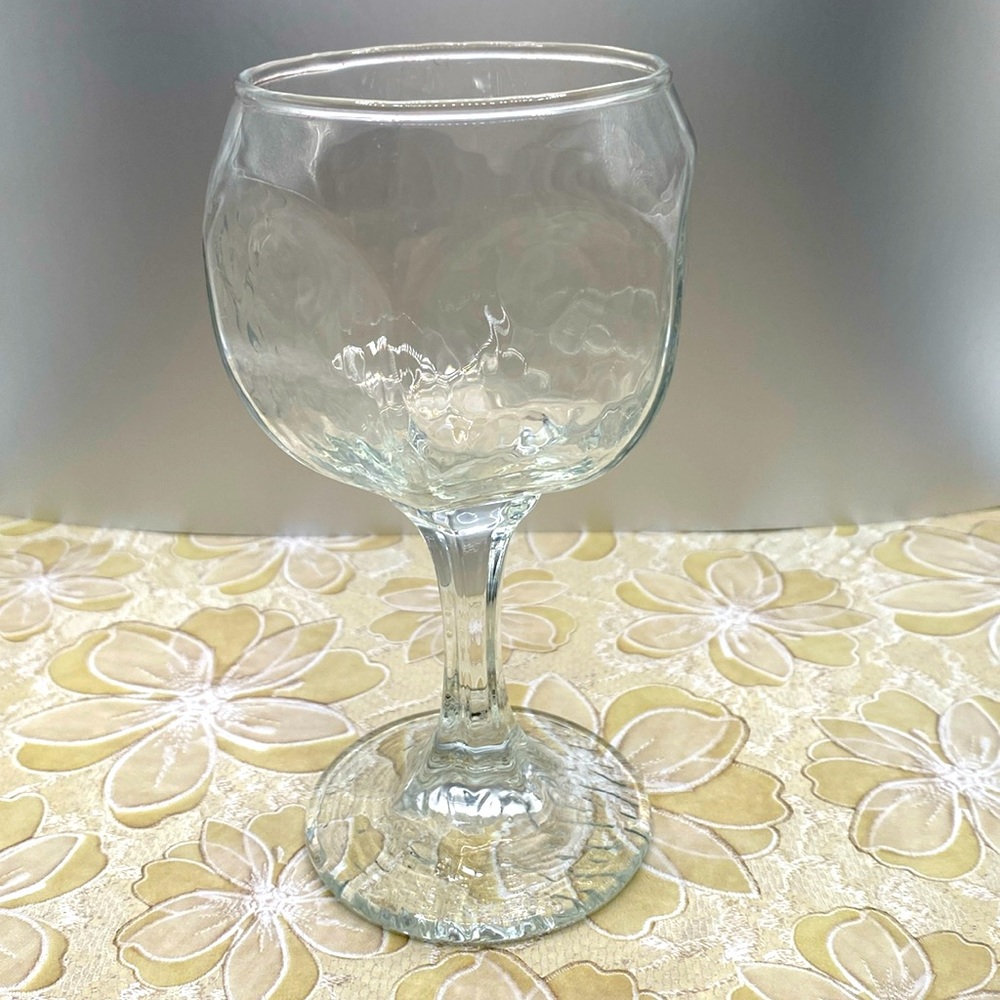 Discontinued Libbey Glass Company Chivalry Hock Wine Glass Pattern #LRSCHI
